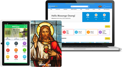 Biblezon Catholic Tablet + Lifetime CatholicBrain Access- SHIPS OCTOBER 31, 2025