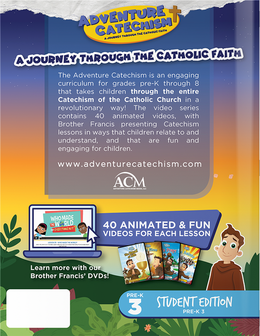 Adventure Catechism Curriculum, PreK3 Textbook